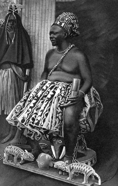 Roi Basu Fondong du Cameroun, Afrique, 1922 - Unbekannt