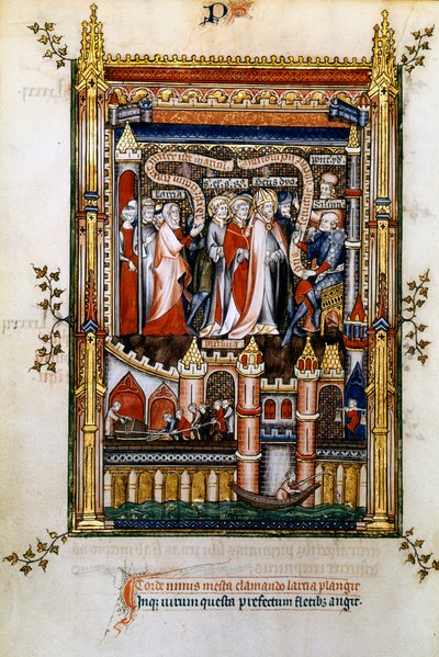 Larcia accuse Saint Denis, 1317 - Unbekannt