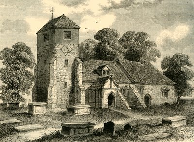 Église de Lee en 1795, vers 1878 - Unbekannt