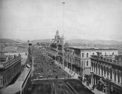 Main Street, Los Angeles, Californie, vers 1897 - Unbekannt