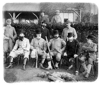 Mount Edgcumbe, Photo de groupe avec Édouard VII, vers 1882 - Unbekannt