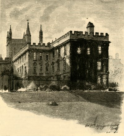 New College, depuis les jardins, 1898 - Unbekannt