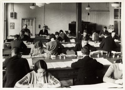 Employés de bureau, vers 1930 - Unbekannt