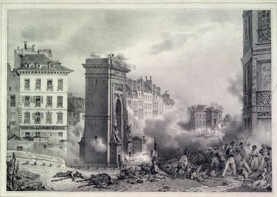 Paris. La Révolution de juillet 1830, 1830 - Unbekannt