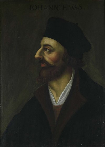 Portrait de John Hus, 17ème siècle - Unbekannt