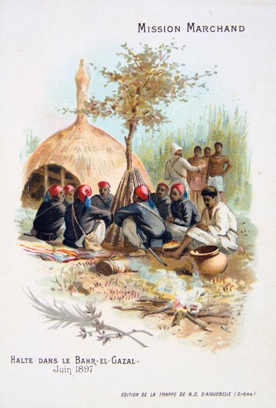 Repos à Bahr-el-Ghazal, juin 1897 - Unbekannt