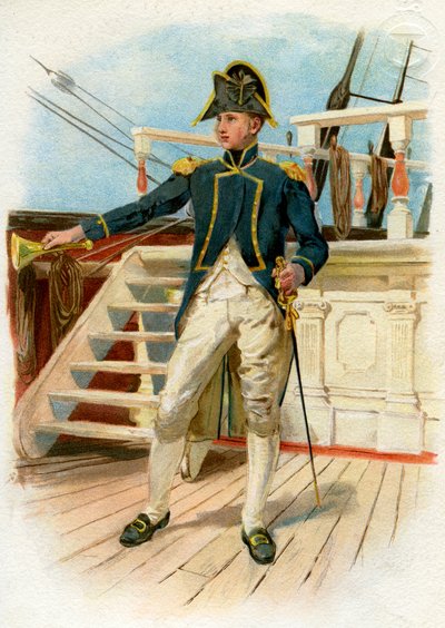 Capitaine de vaisseau de la Royal Navy, 18e siècle vers 1890-1893 - Unbekannt