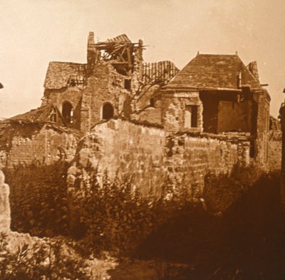 Église en ruine, Beaumont-sur-Vesle, nord de la France, vers 1914-1918 - Unbekannt