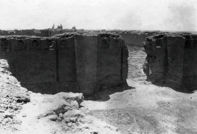 Ville de Samarra depuis la tour Malwiya, Mésopotamie, 1918 - Unbekannt