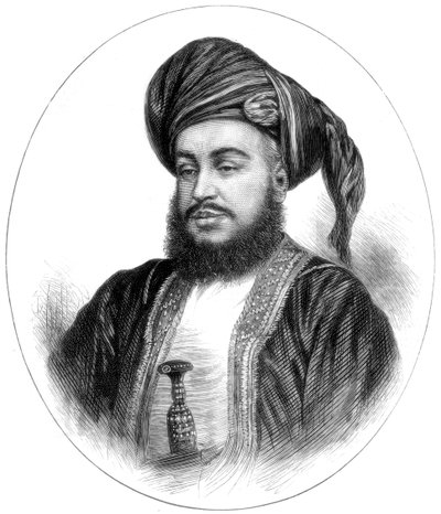 Sayyid Barghash Bin Said, Sultan de Zanzibar, 1875 - Unbekannt