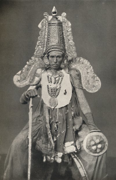 Acteur en tant que dieu de la guerre Subrahmanya, 1926 - Unbekannt