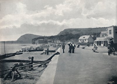 Sidmouth - La promenade et la plage, 1895 - Unbekannt