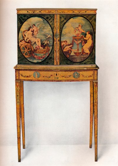 Petit cabinet en acajou sur pied, vers 1680 - Unbekannt