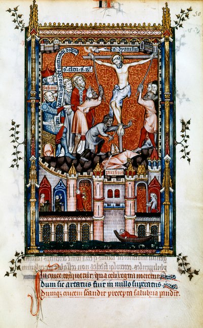 La Crucifixion de Saint Denis, 1317 - Unbekannt