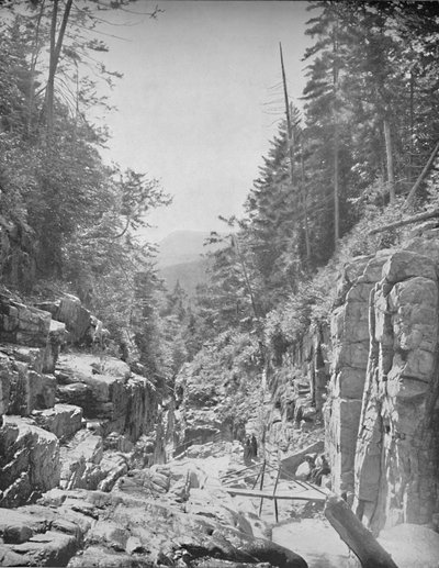 Le Flume, montagnes blanches de Franconia, N.H., vers 1897 - Unbekannt