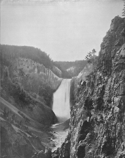 Les grandes chutes du Yellowstone, 19ème siècle - Unbekannt