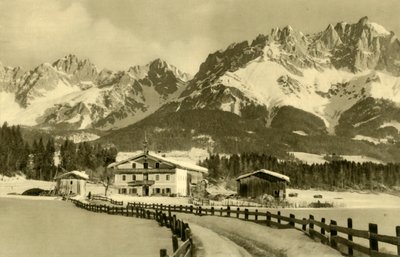 Les montagnes du Kaiser, Oberndorf, Tyrol, Autriche, vers 1935 - Unbekannt