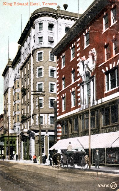 Hôtel King Edward, Toronto, Canada, 1911 - Unbekannt