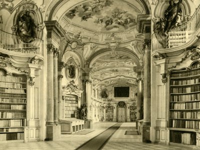 La bibliothèque, abbaye d