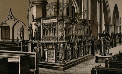 La Chaire, église Saint-Nicolas, vers 1880 - Unbekannt