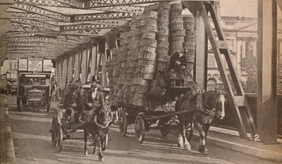 Le pont temporaire, vers 1925, 1935 - Unbekannt