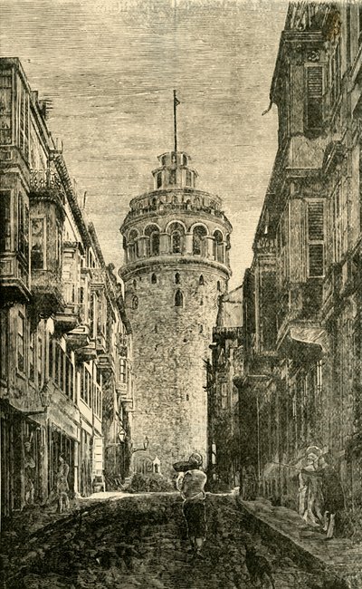 Tour de Galata, Constantinople, 1890 - Unbekannt