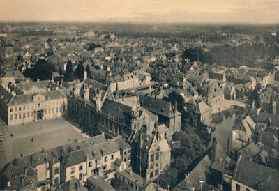 Hôtel de ville et vue générale, vers 1910 - Unbekannt