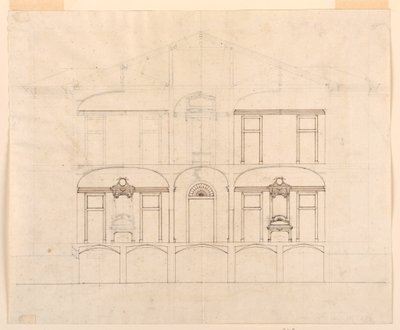 Section inachevée à travers une maison - Unbekannt