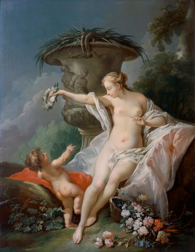 Vénus et Cupidon, 18ème siècle - Unbekannt