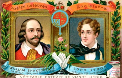 William Shakespeare et Lord Byron, vers 1900 - Unbekannt