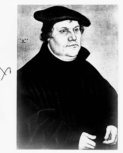 Réformateur allemand Martin Luther - Unbekannter Künstler