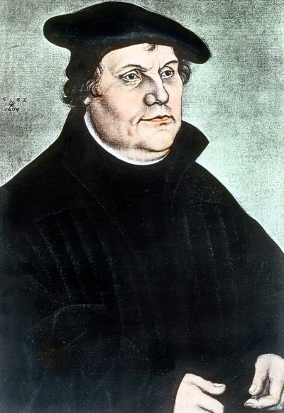 Réformateur religieux allemand Martin Luther - Unbekannter Künstler