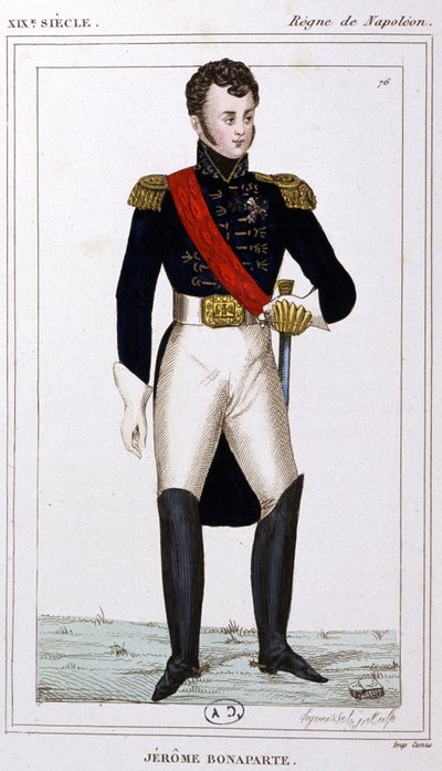 Jérôme Bonaparte, c. 1810 (gravure) - Unbekannter Künstler