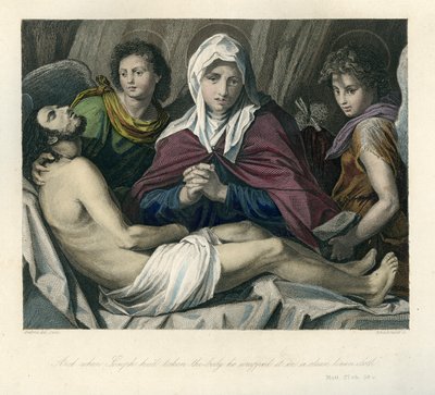 Lamentation du Christ - Unbekannter Künstler