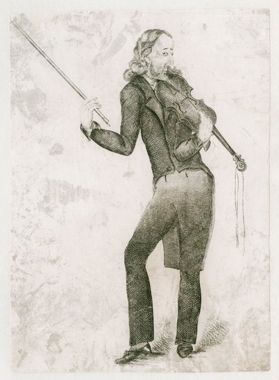 Niccolò Paganini - caricature - Unbekannt