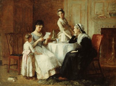 La lettre tant attendue, 1890 - Unbekannt