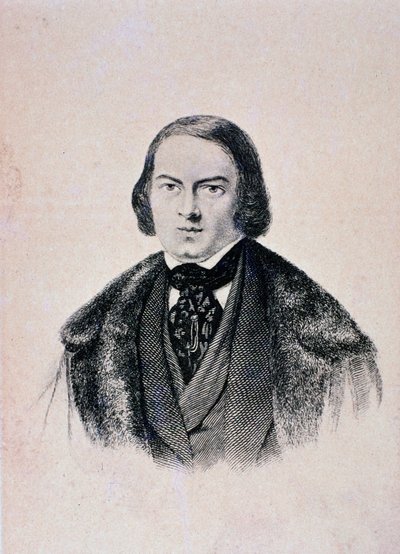 Portrait de Robert Schumann (gravure) - Unknown artist