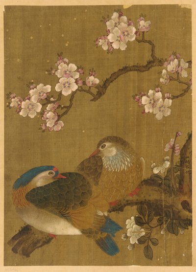 Oiseaux et Fleurs de Prunier - Unknown artist