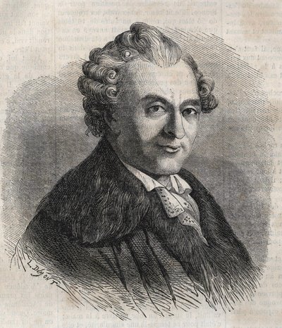 Jean Michel Sedaine. Dramaturge français 1719-1797 - Unknown artist