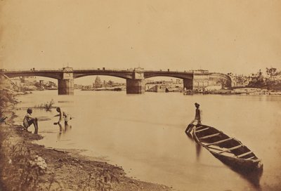 Le pont de fer, Lucknow - Unknown photographer