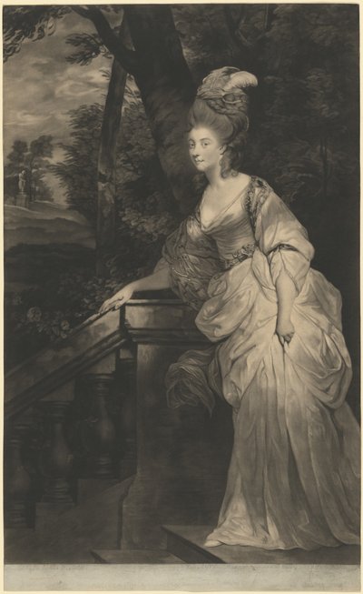 Georgiana Spencer, Duchesse de Devonshire, 1780 - Valentine Green