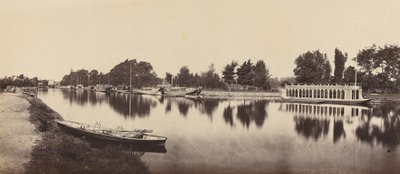 Barges à Oxford - Victor Albert Prout