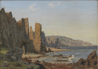 Une côte rocheuse. Rø, Bornholm - Vilhelm Kyhn