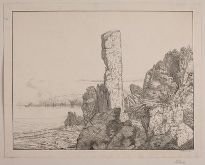 Côte rocheuse à Bornholm - Vilhelm Kyhn