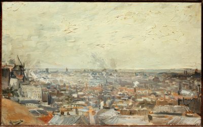 Vue de Paris depuis Montmartre - Vincent van Gogh