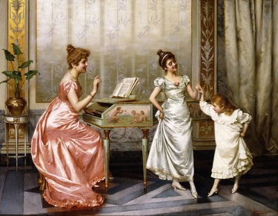 La leçon de danse - Vittorio Reggianini