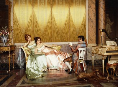 La Lecture de Poésie - Vittorio Reggianini