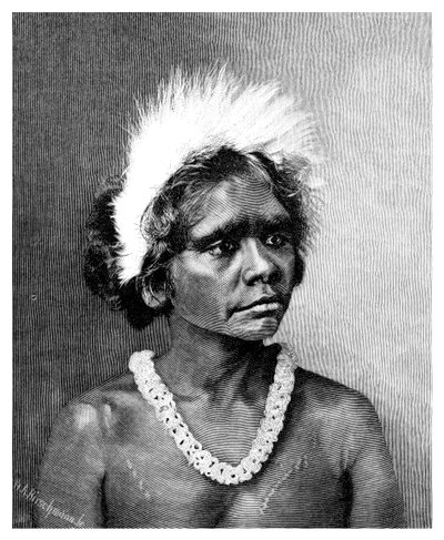 Une femme aborigène - WA Hirschmann