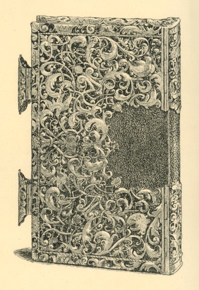 Couverture de livre en argent doré, 1881 - W Jones