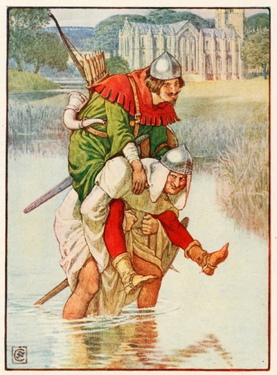 Robin des Bois et Frère Tuck - Walter Crane